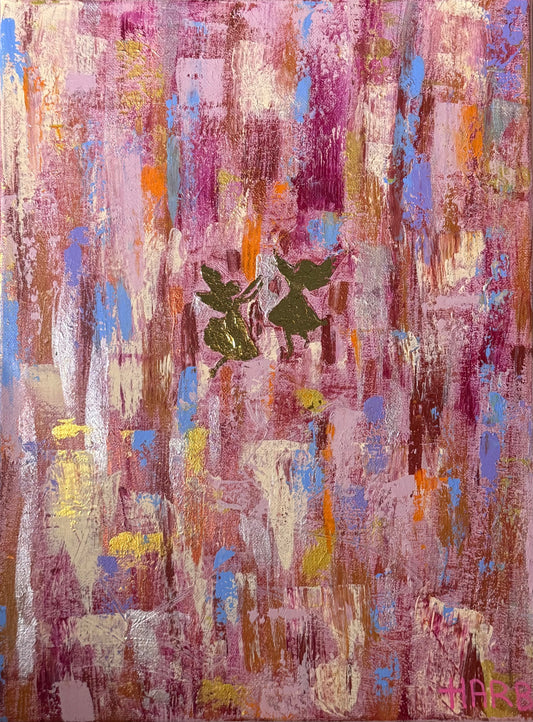 Fairies in spring | Canvas Print
