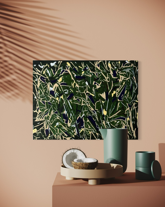Untitled (Kinetic Marks) | Canvas Print