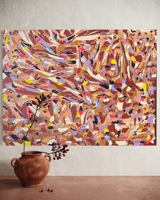 Untitled (Swirling Chromatic Field) | Canvas Print