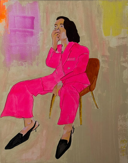 What She Carries or The Long Day, In Pink